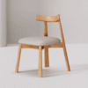Cream Classic Italian Minimalist Luxe Chair