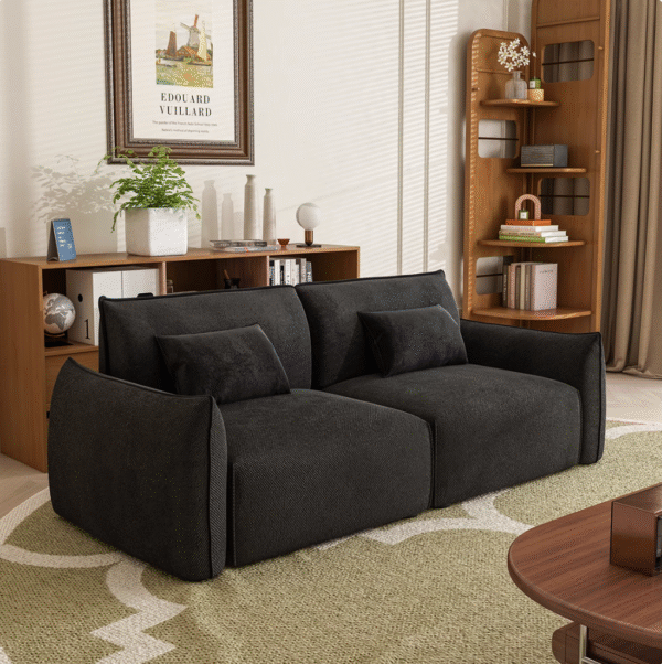 Minimalist Euro Style Loveseat