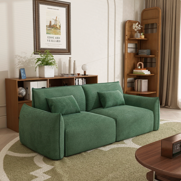 Minimalist Euro Style Loveseat