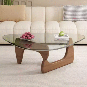 Nordic Minimalist Futuristic Glass Coffee Table