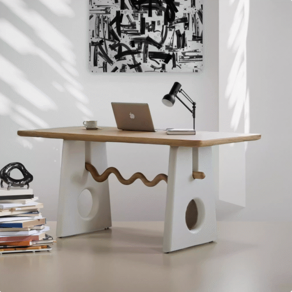 Screenshot 2025-08-04 at 15.24.52 French Funky Mid-Century Solid Wood Table