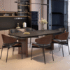 Italian Minimalist Sintered Stone Dining Table