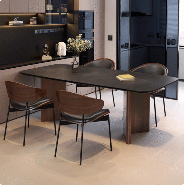 Italian Minimalist Sintered Stone Dining Table