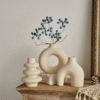 Porcelain Harmony Decorative Vase Trio