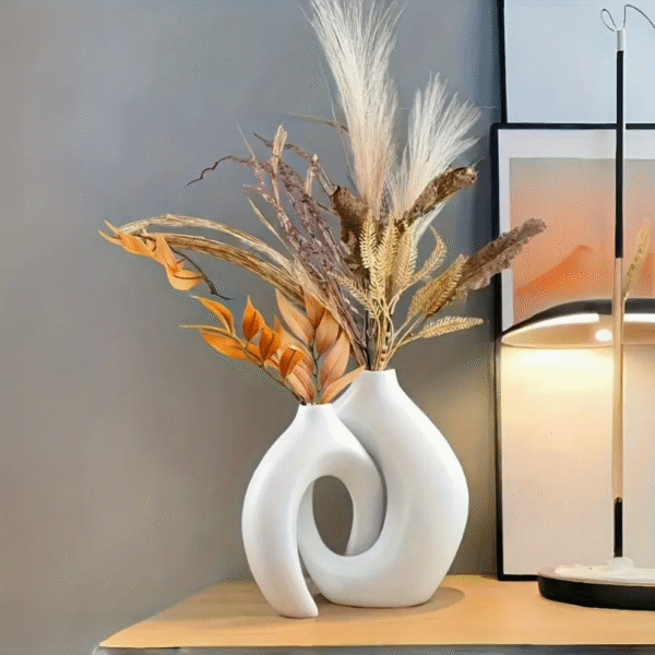 Boho Geo 2 Piece Geometric Vase Set