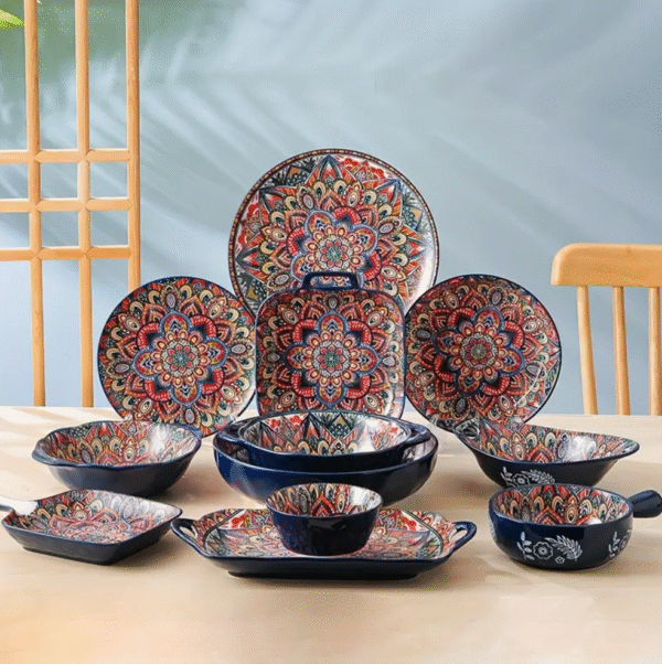 Screenshot 2025-08-08 at 02.06.46 Boho Feast 8 Piece Ceramic Dinnerware Set