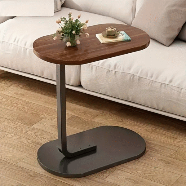 Slide Serve C Shaped Side Table