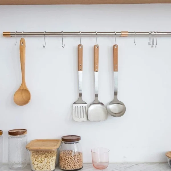 S Shape Stainless Steel Metal Hook 2pcs