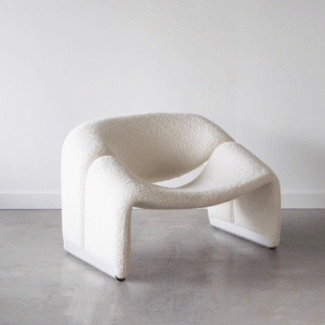 Ins Style Vintage Chic Smile Single Sofa Chair